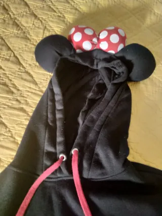 Sudadera Negra Minnie Talla M