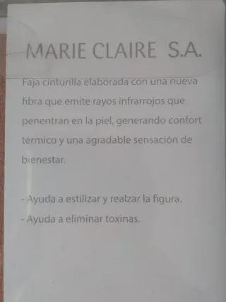 Faja Moldeadora Marie Claire Talla M