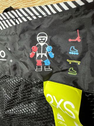 Patines Oxelo niña rosas con protecciones