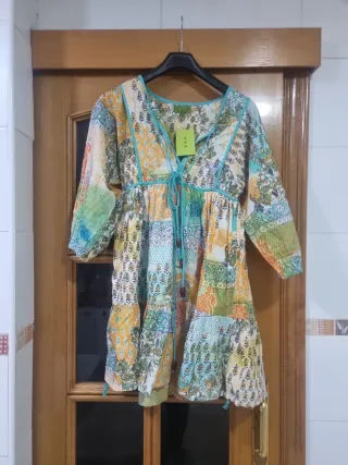 Vestido Patchwork Boho