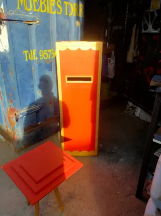 Buzón Navideño Decorado Corona