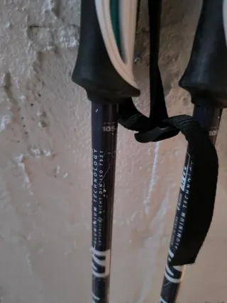 Bastones de esquí de aluminio