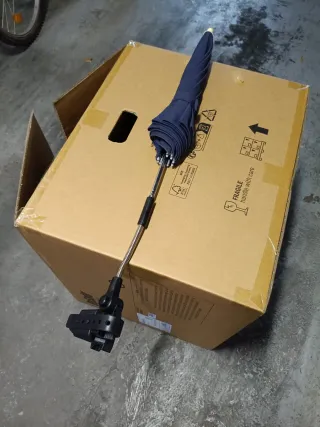 Sombrilla azul marino para carrito bebé