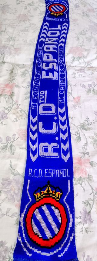 Bufanda RCD Español 90s RCD Espanyol bilingüe