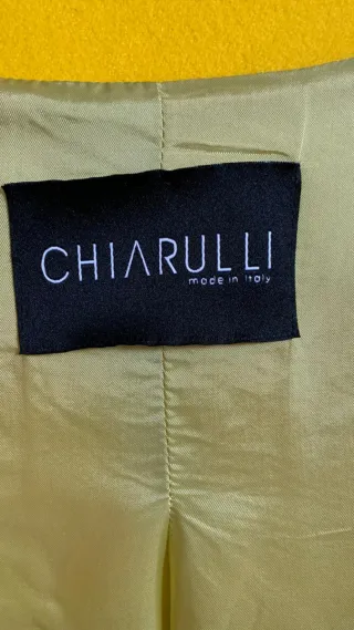 Giaccone CHIARULLI giallo taglia 46