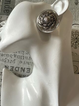 Orecchini clip vintage anni '80 argento