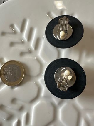 Orecchini clip vintage anni '80 argento