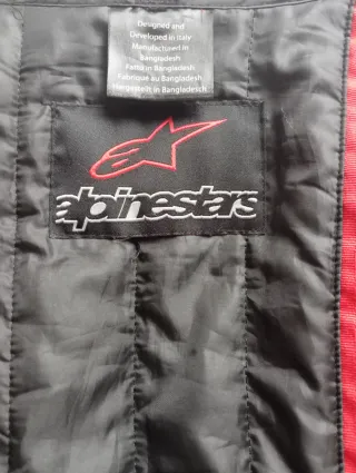 Chaqueta Moto Alpinestars Negra Talla 5XL