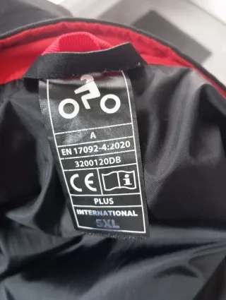 Chaqueta Moto Alpinestars Negra Talla 5XL