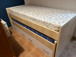 Cama nido con cajones