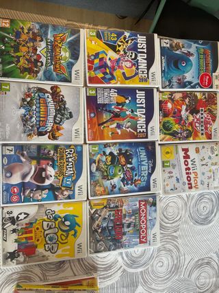 Lote 10 Juegos Wii: Just Dance, Skylanders, Monopo