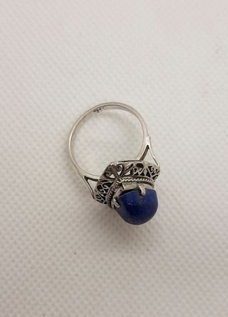 Anello con lapislazzuli