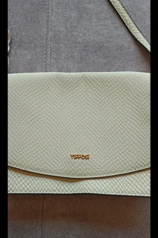 Bolso Tiffosi Beige y Dorado