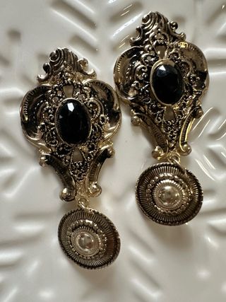 Orecchini clip vintage stile barocco