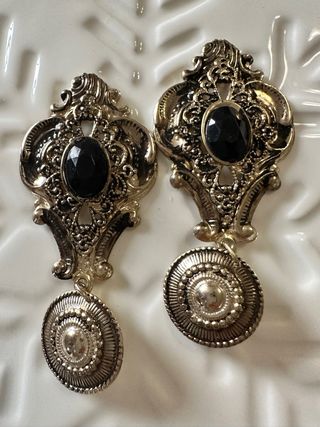 Orecchini clip vintage stile barocco