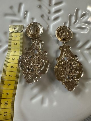 Orecchini clip vintage stile barocco