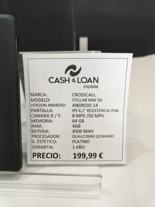 Teléfono Crosscall Stellar M6E 5G 64GB