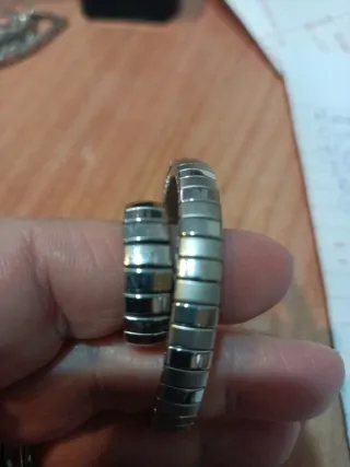 Set Braccialetto e Anello Argento