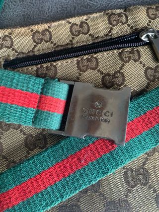 Riñonera Gucci Beige y Marrón