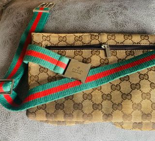Riñonera Gucci Beige y Marrón
