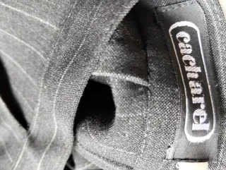 Gonna e gilet gessato