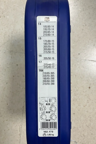 Cadenas de nieve 205/55-16 y otras medidas