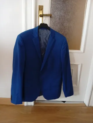 Traje de chaqueta azul Easy Wear