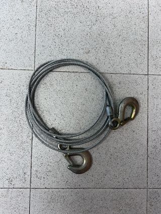 Cadena de remolque con 2 ganchos. 3,5 metros