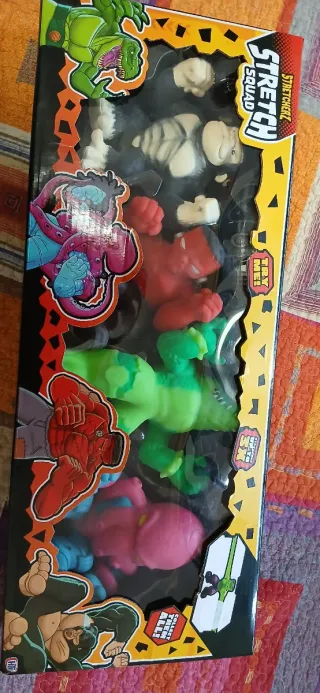Stretch Squad Stretchkins Muñecos Goma