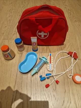 Valigetta Dottore Giocattolo Legno