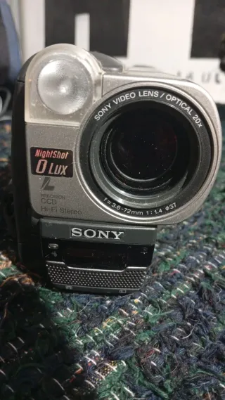 Cámara de vídeo con maleta original