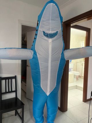 Disfraz Tiburón Inflable 1.90m
