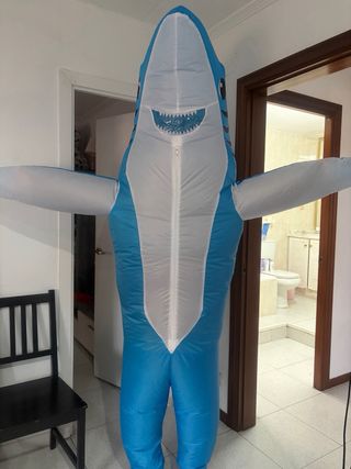 Disfraz Tiburón Inflable 1.90m