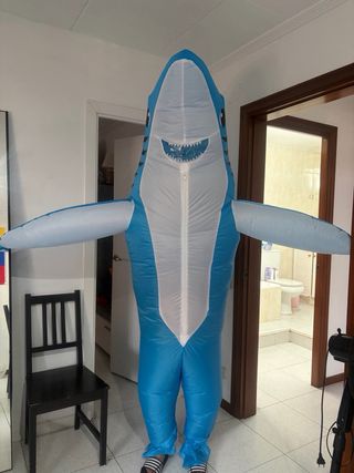 Disfraz Tiburón Inflable 1.90m