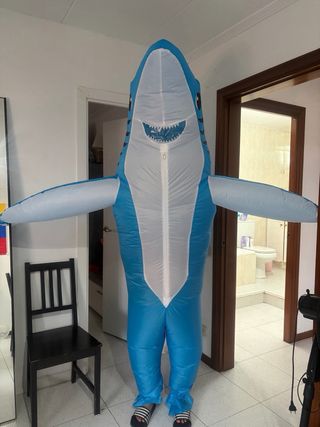 Disfraz Tiburón Inflable 1.90m