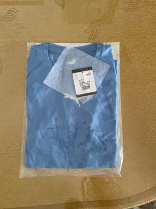 Camiseta Puma Hombre Talla M Azul Claro