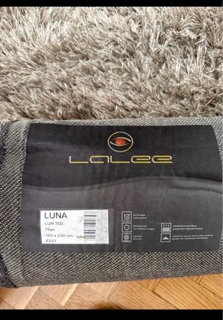 Alfombra Shaggy Marrón/Gris Poliéster 160x230