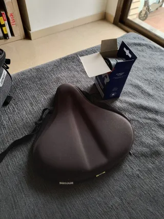 Bolso para bicicleta, cojín de sillín y cámara 29'