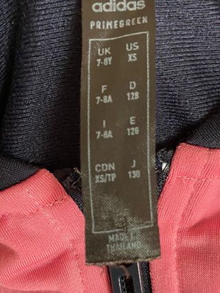 Chándal Adidas Niña  7- 8 Años