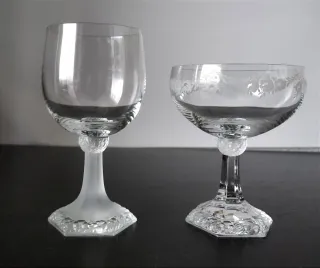 2 COPAS ROSENTHAL CLASSIC ROSE