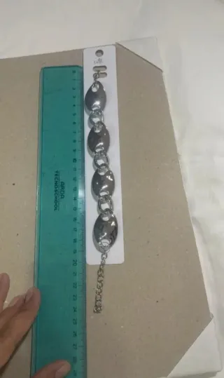 Set Collana e Bracciale Argento Ovali