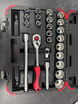 Maletín carraca Gedore 24 piezas