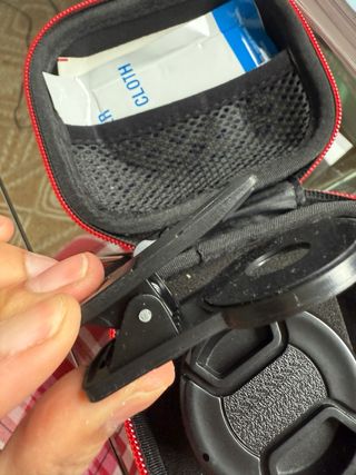 Lente Gran Angular TYCKA 0.4X Macro para Móvil