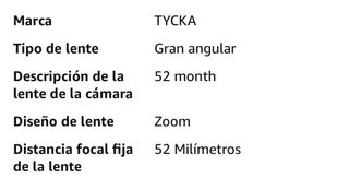 Lente Gran Angular TYCKA 0.4X Macro para Móvil