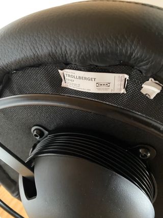 Banqueta Elevable Ikea Negra y Gris trollberget