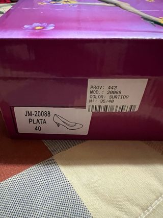 Zapatos Guapissima Talla 40 Plateados