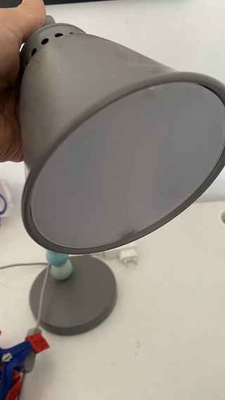 Flexo infantil gris y multicolor