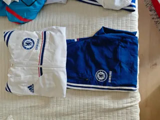 Chándal Adidas Chelsea Blanco y Azul