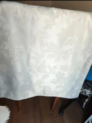 Pañolón Fallera Blanco roto