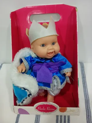 Muñeca Paola Reina Rey Mago Melchor.